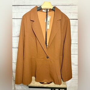 Elegant Women's Tan Blazer by [Brand]